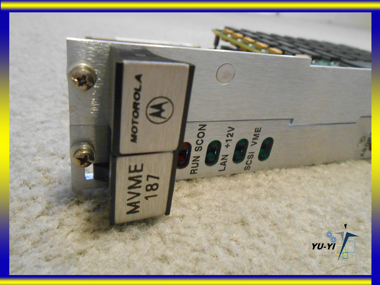 MOTOROLA MVME187-035B 88100 RISC CPU 33MHZ W 32KB CACHE, MMU, FPU